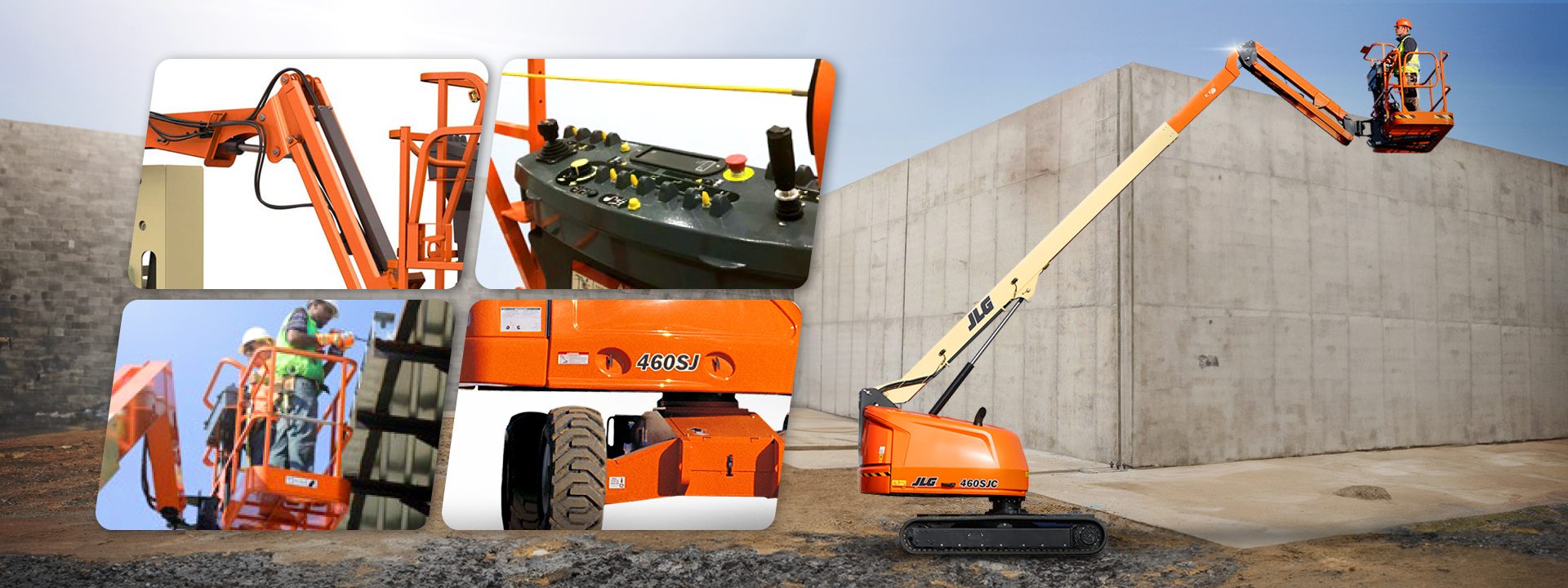 Specifications of jlg 450a and 450aj articulating boom lift